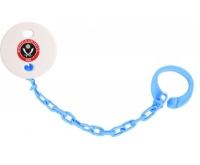 Attache-tetine Sheffield United Football Club couleur Bleu turquoise