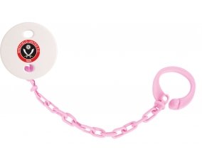 Attache-tetine Sheffield United Football Club couleur Rose clair