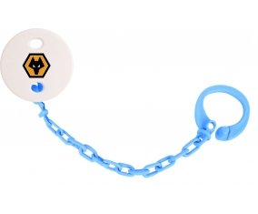 Attache-tétine Wolverhampton Wanderers Football Club couleur Bleu turquoise