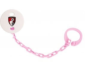 Attache-tetine Association Football Club Bournemouth couleur Rose clair