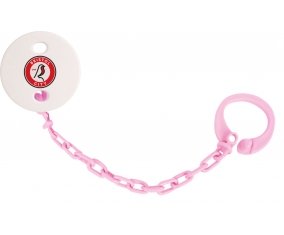 Attache-tétine Bristol City Football Club couleur Rose clair