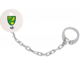 Attache-sucette Norwich City Football Club couleur Grise