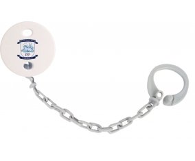 Attache-tetine Preston North End Football Club couleur Grise