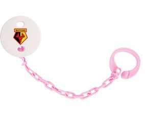 Attache-sucette Watford Football Club couleur Rose clair