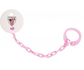 Attache-sucette Athletic Bilbao couleur Rose clair