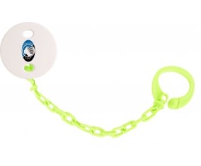 Attache-tétine Atalanta Bergame couleur Verte