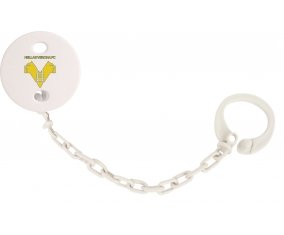 Attache-tetine Hellas Verona Football Club couleur Blanc