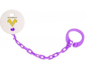 Attache-tetine Hellas Verona Football Club couleur Violet