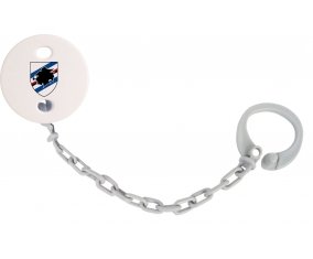 Attache-tétine Unione Calcio Sampdoria couleur Grise