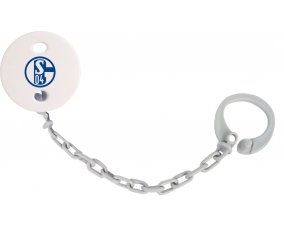 Attache-tetine Fußballclub Gelsenkirchen-Schalke 04 couleur Grise