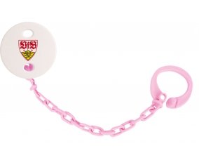Attache-sucette VfB Stuttgart couleur Rose clair