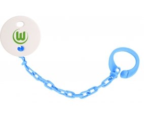 Attache-sucette VfL Wolfsburg couleur Bleu turquoise