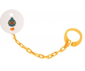 Attache-tetine Waasland-Beveren couleur Orange