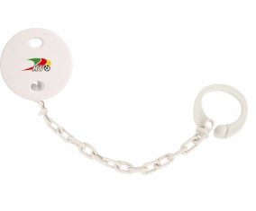 Attache-sucette KV Ostende couleur Blanc