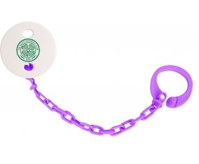 Attache-tetine Celtic Football Club couleur Violet