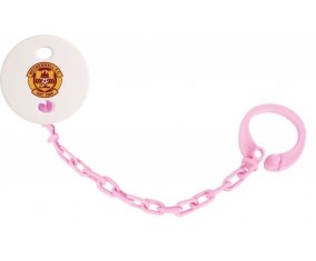 Attache-tetine Motherwell Football Club couleur Rose clair