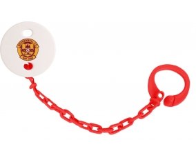 Attache-tetine Motherwell Football Club couleur Rouge