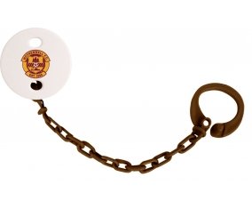 Attache-tetine Motherwell Football Club couleur Marron