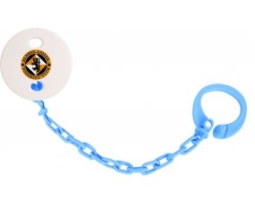 Attache-sucette Dundee United Football Club couleur Bleu turquoise