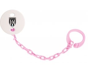 Attache-tétine Heracles Almelo couleur Rose clair