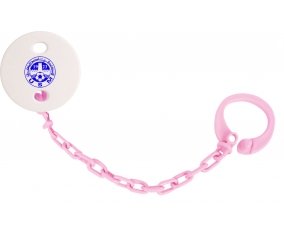 Attache-tétine Union sportive monastirienne couleur Rose clair