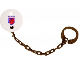 Attache-sucette Union sportive de Tataouine couleur Marron
