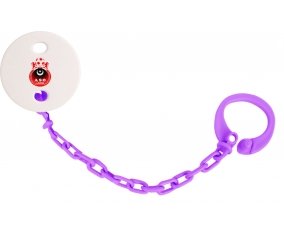 Attache-sucette Association sportive olympique de Chlef couleur Violet