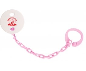 Attache-sucette Simba Sports Club couleur Rose clair