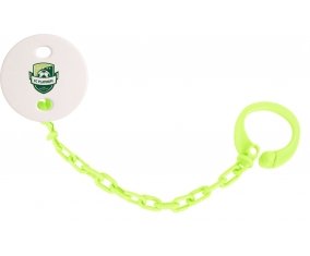 Attache-sucette Football Club Platinum couleur Verte