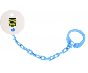 Attache-sucette Asante Kotoko Sporting Club couleur Bleu turquoise