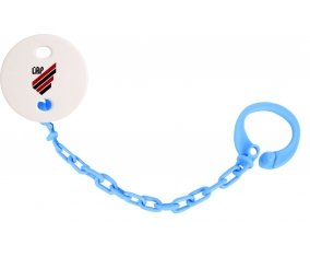 Attache-tétine Club Athletico Paranaense couleur Bleu turquoise