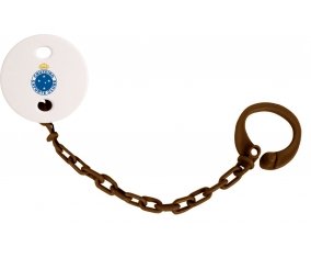 Attache-tetine Cruzeiro Esporte Clube couleur Marron
