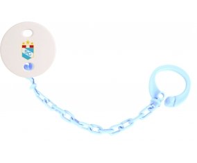Attache-tetine Club Sporting Cristal Péru couleur Bleu ciel