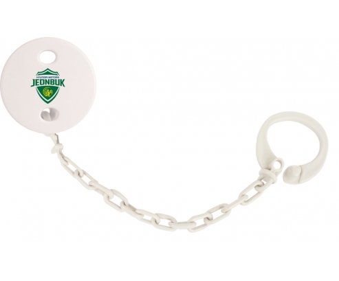 Attache-sucette Jeonbuk Hyundai Motors Football Club South Korea couleur Blanc