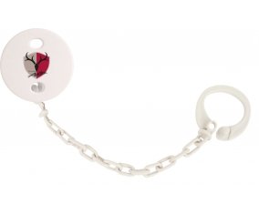 Attache-tétine Kashima Antlers Japan couleur Blanc