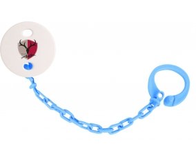Attache-tétine Kashima Antlers Japan couleur Bleu turquoise