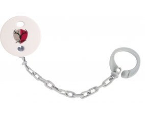 Attache-tétine Kashima Antlers Japan couleur Grise