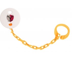 Attache-tétine Kashima Antlers Japan couleur Orange