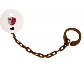 Attache-tétine Kashima Antlers Japan couleur Marron