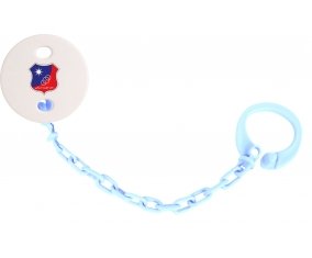 Attache-tétine Kuwait Sporting Club couleur Bleu ciel