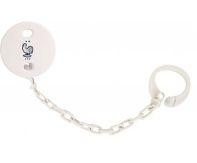 Attache-sucette France national football team couleur Blanc