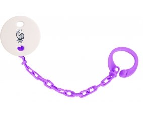 Attache-sucette France national football team couleur Violet