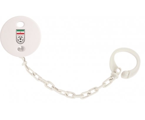 Attache-tétine Iran national football team couleur Blanc