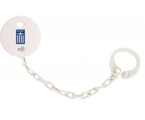 Attache-tétine Greece national football team couleur Blanc