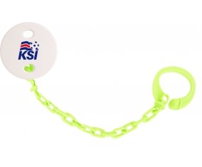 Attache-tétine Iceland national football team couleur Verte