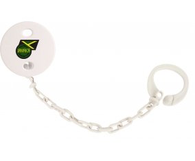 Attache-tetine Jamaica national football team couleur Blanc