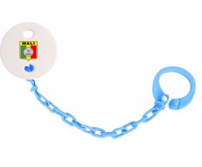 Attache-tétine Mali national football team couleur Bleu turquoise