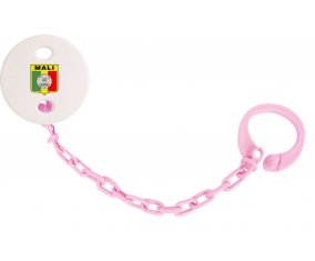 Attache-tétine Mali national football team couleur Rose clair