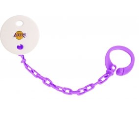 Attache-tetine Los Angeles Lakers couleur Violet