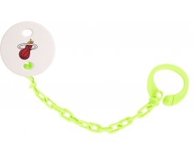 Attache-tétine Miami Heat couleur Verte